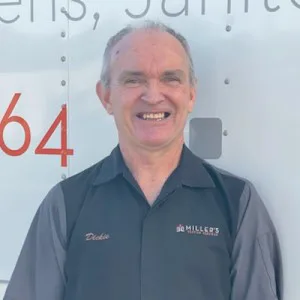 Dickie Miller, route sales service rep