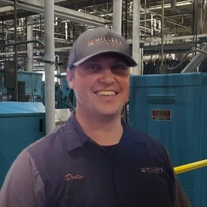 Dustin Smith, route sales service rep