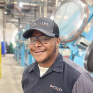 Quincy Lewis, route sales service rep